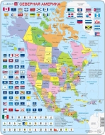 Пазл "Карта Северной Америки"