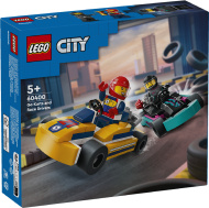 Конструктор LEGO City 60400: Картинг и гонщики
