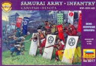 Самураи-пехота XVI-XVII вв., масштаб 1:72