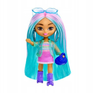 Кукла Barbie серия "Мини Минис", с аксессуарами и голубыми волосами