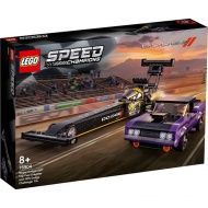 Конструктор LEGO Speed Champions 76904: Гоночные автомобили Mopar Dodge//SRT Top Fuel Dragster and 1970 Dodge Challenger T/A