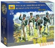 Сборная модель Русская линейная пехота 1812-1814 масштаб 1:72