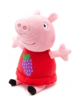 Мягкая игрушка Peppa Pig "Пеппа с виноградом" 20 см.