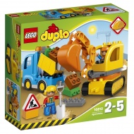 Конструктор LEGO DUPLO 10812: Грузовик и гусеничный экскаватор