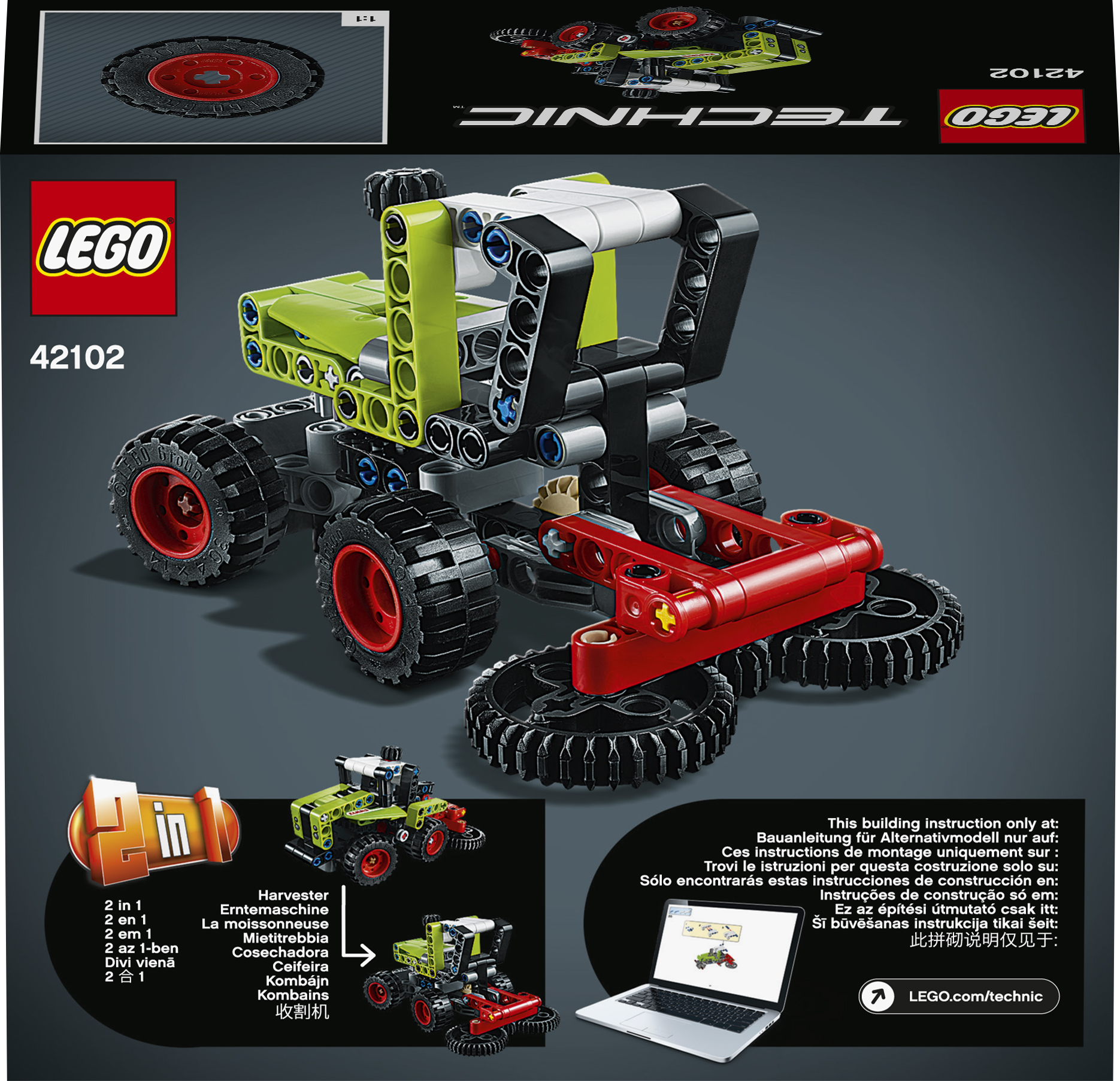 LEGO Technic 42102 Mini CLAAS XERION