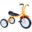 Велосипед детский трехколесный "Зубренок", оранжевый
