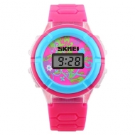 Детские электронные часы (розовые) DG1097