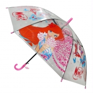 Зонт детский "Winx" прозрачный, 50 см