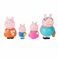 Игрушка для ванной "Семья Свинки Пеппы" (Peppa Pig), 4 фигурки