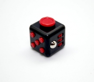 Антистрессовый кубик (черно-красный)