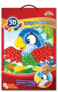 Набор для детского творчества "Мозаика из пластилина: Попугай Рики"