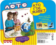 Настольная игра Лото "Кто где живет"