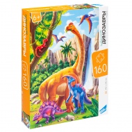 Пазлы детские Dream Makers "Динозавры", 160 элементов