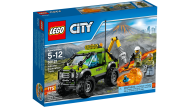 Конструктор LEGO City 60121: Грузовик исследователей вулканов