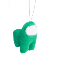 Мягкая игрушка-брелок FANCY "Амонг Ас" (Among Us), зеленая, 10 см