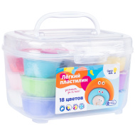 Легкий пластилин Genio Kids Набор для моделирования 18 цветов, 324 г