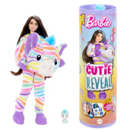 Кукла с питомцем Barbie, серия "Плюшевый костюм" - Зебра