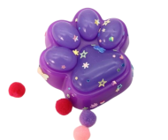 Мялка - антистресс I LIKE GIFT «Нежная Таба ЛАПКА», фиолетовая