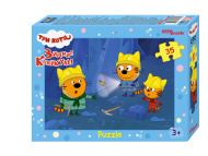 Пазлы Step Puzzle MAXI "Три кота. Зимние каникулы", 35 элемента