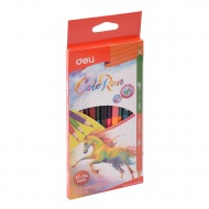 Набор цветных двусторонних карандашей "Color Run", 12=24 цв.