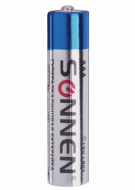 Батарейка SONNEN Super Alkaline, AAA (LR03, 24А), алкалиновые, мизинчиковые