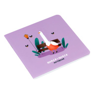 Записная книжка MESHU "Quack-Quack". 170*170мм. 40л. на скрепке , без линовки