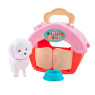 Игровой набор KiddiePlay для детей "Питомец с аксессуарами в домике"