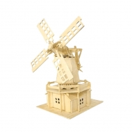 Деревянная модель для сборки "Ветряная мельница"