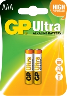 Батарейка GP Alkaline Ultra LR03/24AU 2BP тип ААА