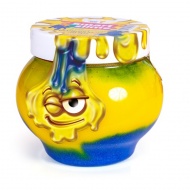 Лизун-мялка Genio Kids "Мялка-жмялка 2-в-1" 500 г, (желто-синий)