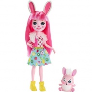 Мини-кукла Enchantimals "Кролик Бри" Bree Bunny с питомцем (15 см)