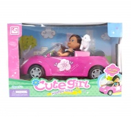 Игровой набор "Кукла подружка с машиной"