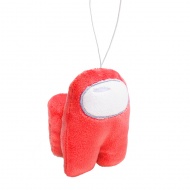 Мягкая игрушка-брелок FANCY "Амонг Ас" (Among Us), красная, 10 см