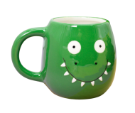 Кружка керамическая I LIKE GIFT «Dino», green, 500 мл