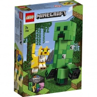 Конструктор LEGO Minecraft 21156: Большие фигурки Minecraft, Крипер и Оцелот
