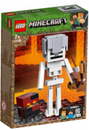Конструктор LEGO Minecraft 21150: Скелет с кубом магмы