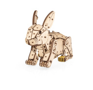 Механическая модель в виде конструктора EWA ECO-WOOD-ART "КРОЛИК"