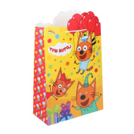 Пакет подарочный ЧУДО ПРАЗДНИК "Три кота", креативный