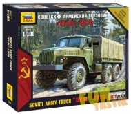 Сборные модели Советская армия грузовик "Урал" 4320  1:100