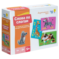 Игра настольная Genio Kids Дидактика "Слова по слогам"