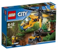 Конструктор LEGO City 60158: Грузовой вертолёт исследователей джунглей