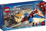 Конструктор LEGO Marvel Super Heroes 76150: Реактивный самолёт Человека-Паука против Робота Венома