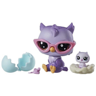 Парочка: совушка и ее малыш "Littlest Pet Shop"