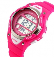 Детские электронные часы (розовые) 1077-3