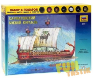 Подарочный набор Карфагенский боевой корабль, масштаб 1:72