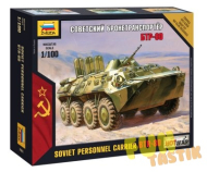 Сборная модель Советский бронетранспортер БТР-80 1:100