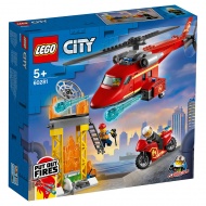 Конструктор LEGO City 60281: Спасательный пожарный вертолёт