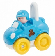 Развивающая музыкальная игрушка "Голубая машинка с водителем"