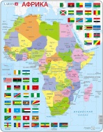 Пазл "Карта Африки"