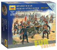 Сборная модель Французская пешая артиллерия 1812-1814 масштаб 1:72